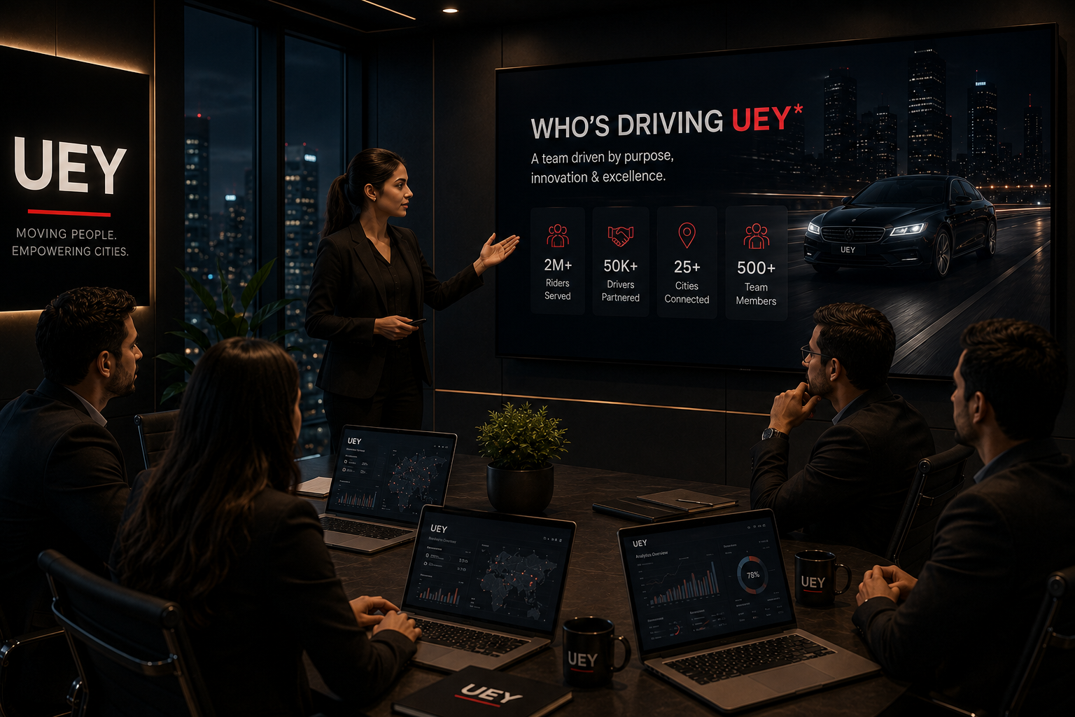 Who's driving UEY